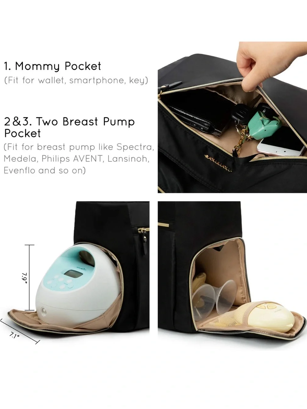 Pump tote bag